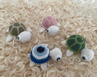 Schildkröte,Baby,Geschenk für Geburt,Geschenkidee, Amigurumi Tier, gehäkelt