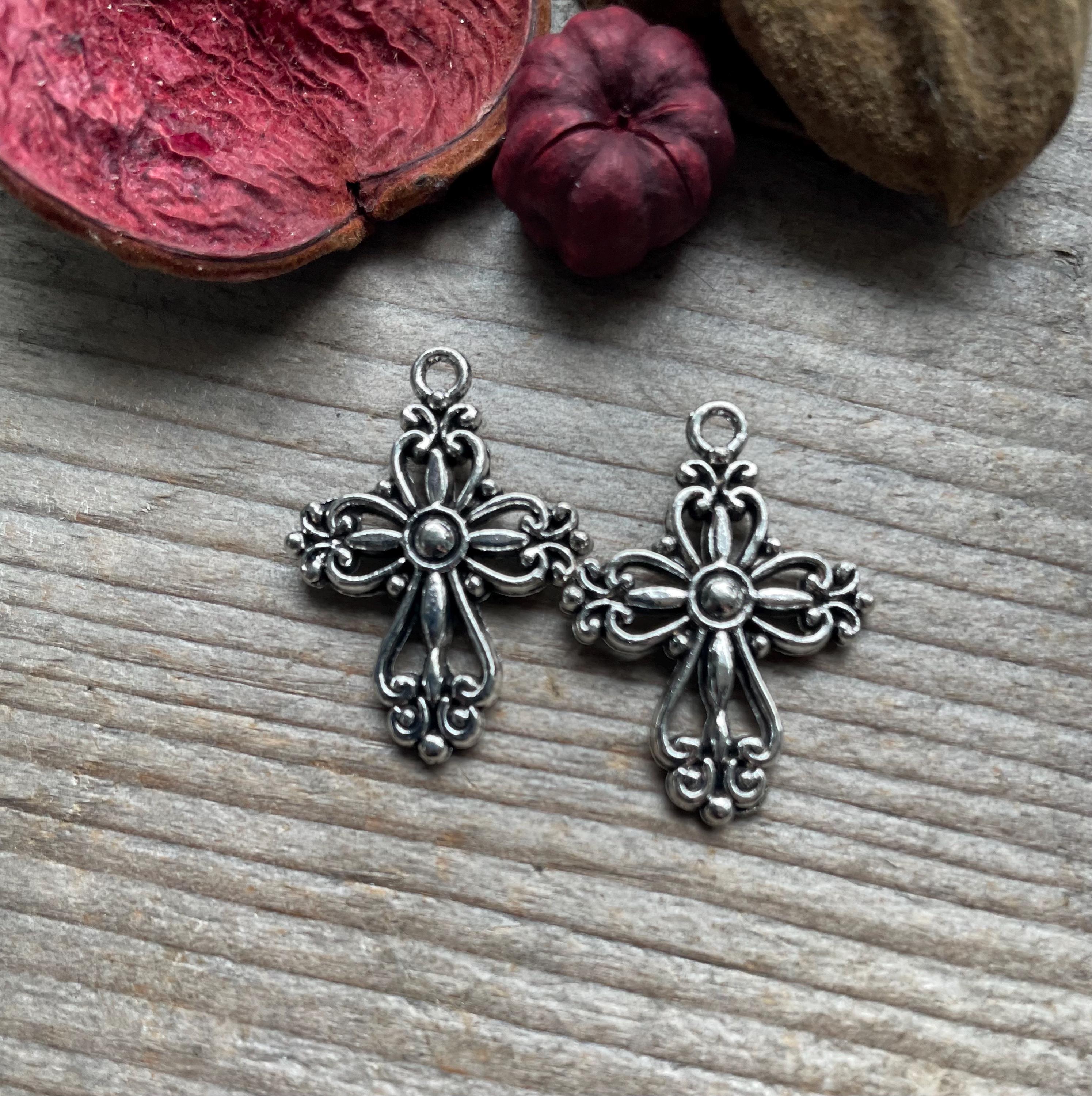 Chrome Hearts Filigree Cross Pendant - Etsy