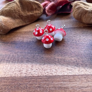 Cute mushroom charms