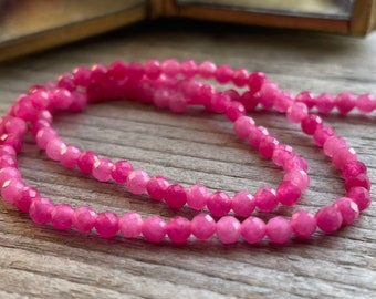 pink chalcedony 3mm
