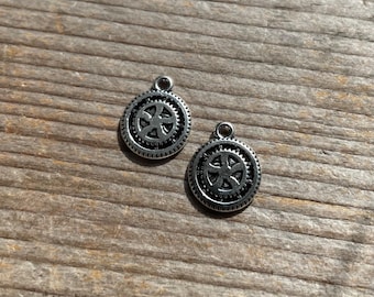 Small steam punk charms 12 x 15mm