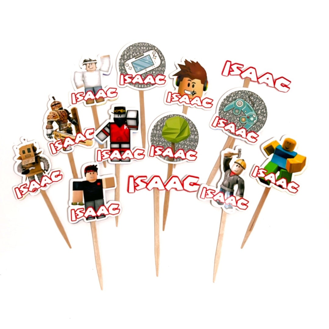 Roblox Cupcake Toppers, Roblox Birthday, Roblox Cupcake Toppers Etsy