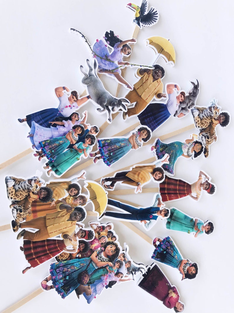 Encanto Cupcake Toppers Encanto Birthday Disney's Etsy