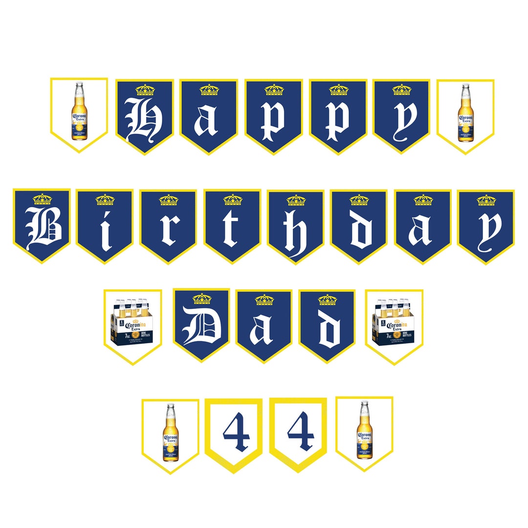 Corona Banner, Birthday Beer, Party Beer Digital, Corona Beer Party