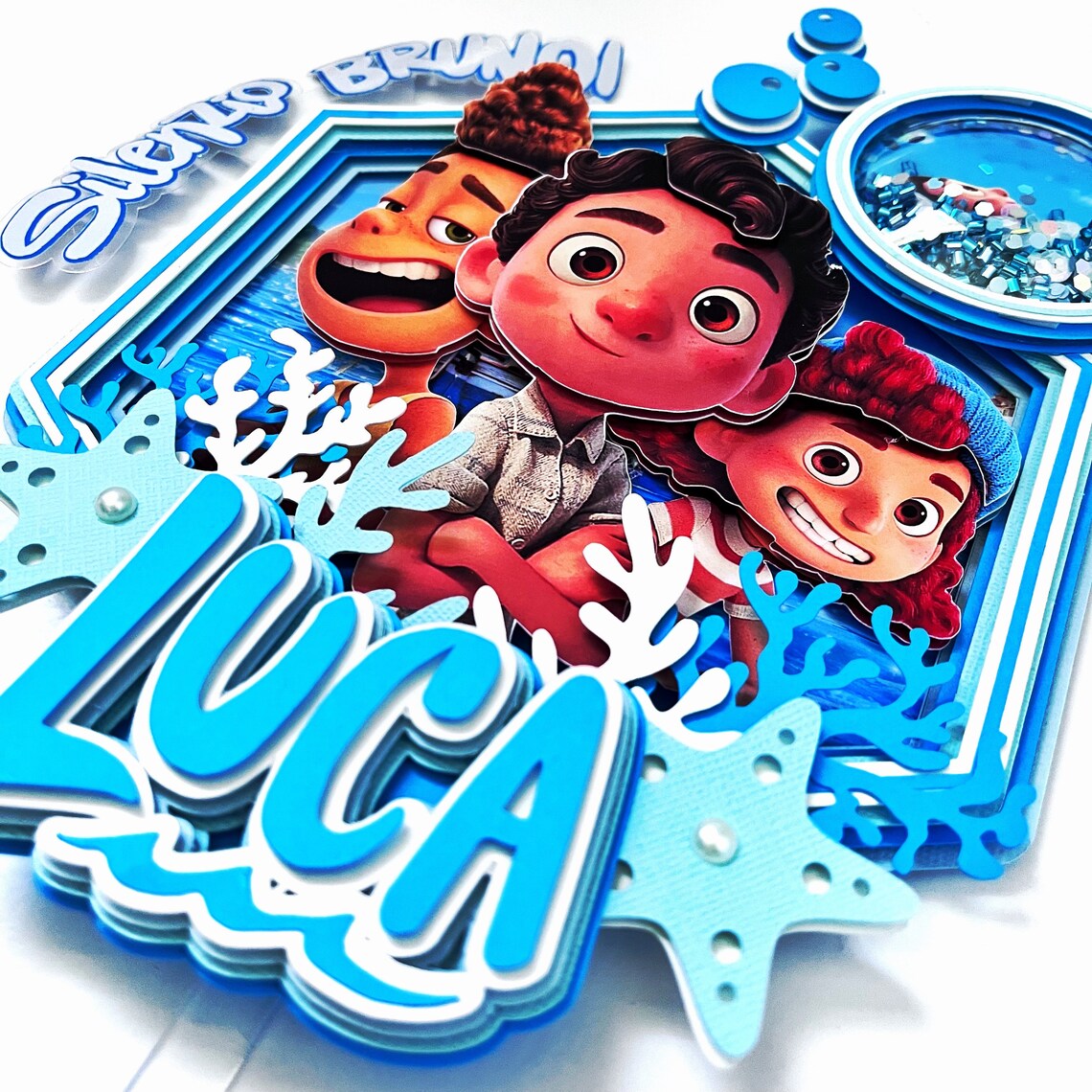 Luca Cake Topper Luca Party Decorations Cake Topper Luca Etsy