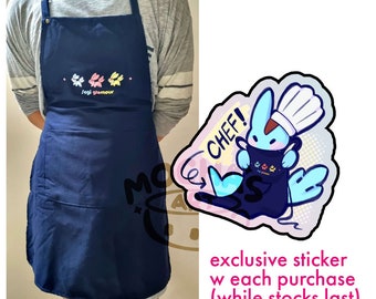 FFXIV /egiglamour Apron + FREE Exclusive Chef Carby Sticker