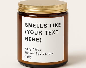 Custom Candle, Personalised Candle, Private Label Candle, No Label  Candle - Create your own candle label, Custom gift