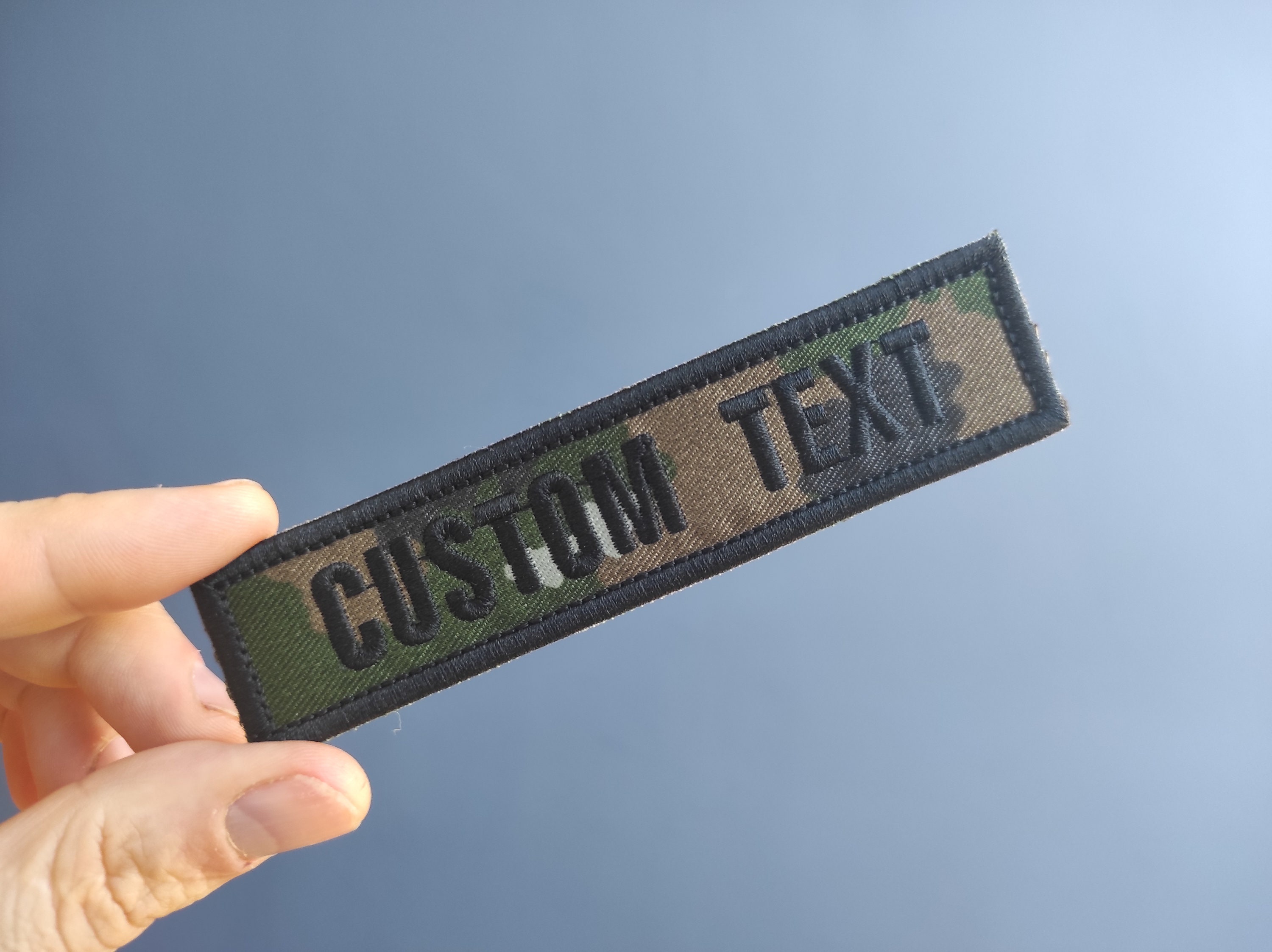 Custom military name patches velcro hotsell