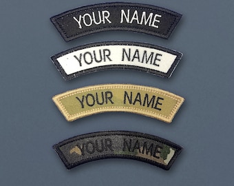 Personalized Military Patches, Custom Embroidery Name Patches, Tactical Moral Name Patch for Camouflage Uniform