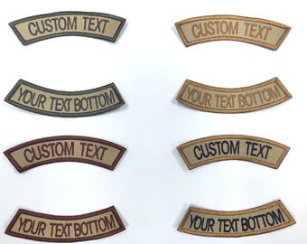 Arc Anpassad Namntejp Text Märke Moral Tactics Militär Broderad Patch, Taktisk Moral Namn Patch för Kamouflage Uniform