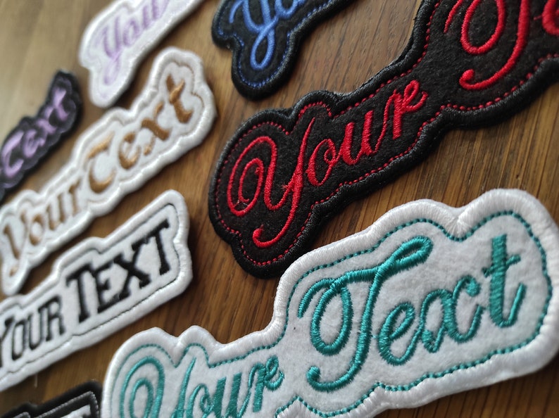 Custom Name Patch Embroidered Iron On, Personalized Name Tag - Etsy
