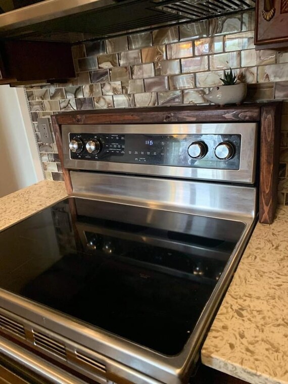 Custom Stovetop Shelves Etsy