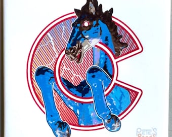 Denver Welcomes You - Blucifer C (refrigerator magnet)