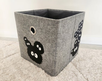 Soot Susuwari Ghibli Storage Box Cube | Foldable Storage Cube Organiser