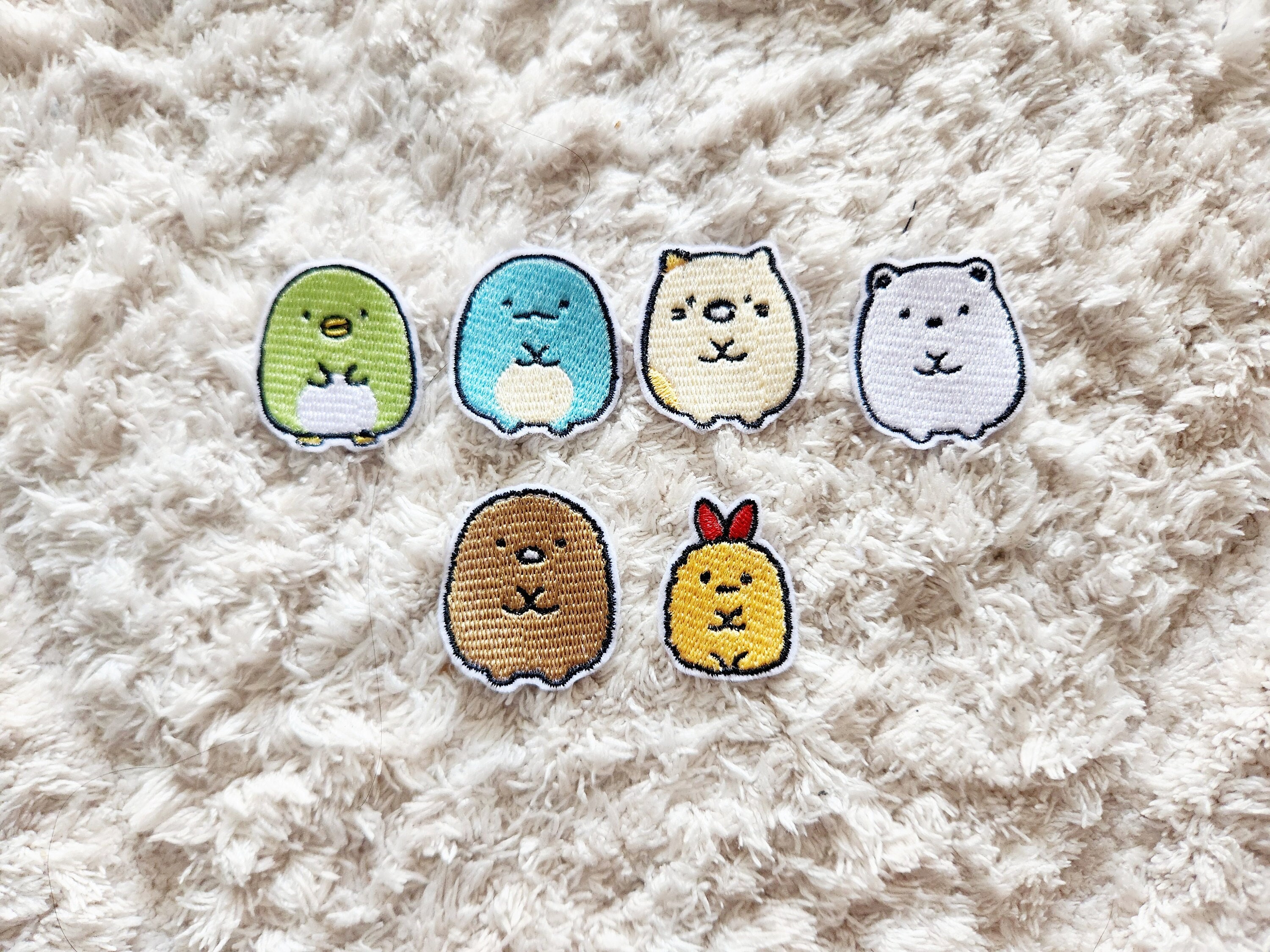 Sumikko Gurashi Iron on Patch - Handmade Embroidered Permanent