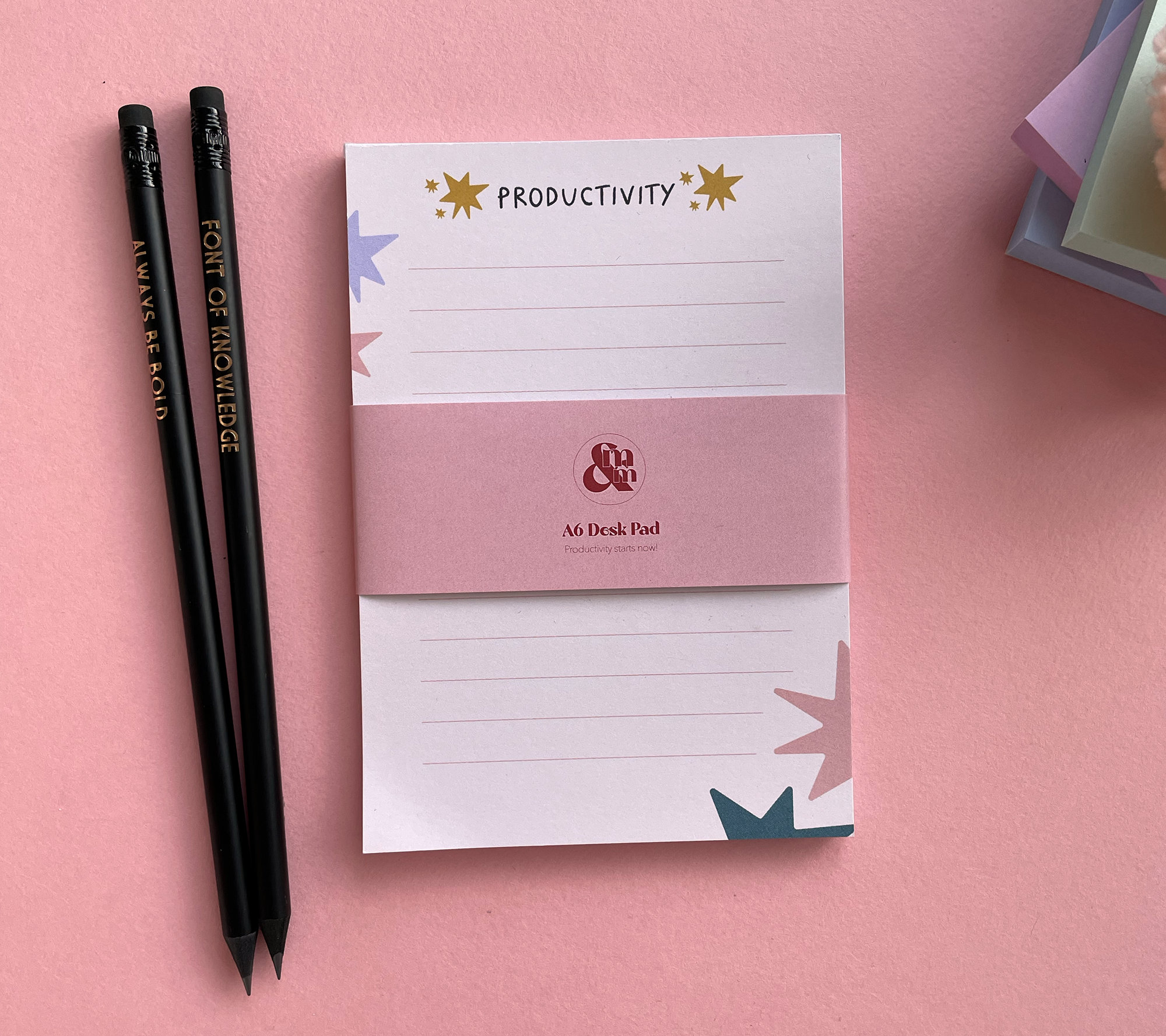 Paper Everyday planner A6 Hourly planner pad Desk pad Hourly To do list