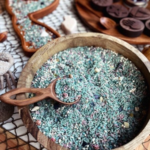 MERMAID sensory mix ocean beach premade rice summer spring kit tinker tray filler