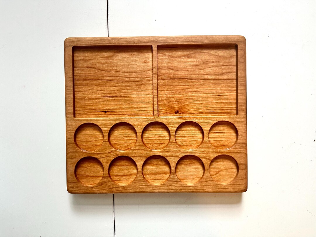 10 Frame Odd & Even Sorting Activity Tray 1-10 Cherry Wood Educational ...
