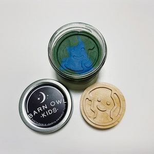 HAPPY EARTH play dough and stamp kit Set world nontoxic playdough playdoh holiday sensory toy