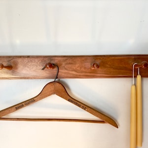 SHAKER PEG RAIL jacket rack kitchen entryway bedroom coat hat cottage core farmhouse farm wooden coat rack Kitchen mud room bedroom