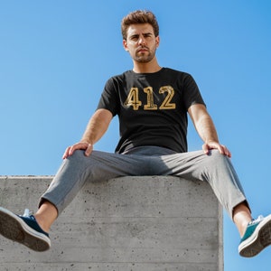 412 T-shirt, Pittsburgh T-shirt, PGH, Steel City, Pittsburgher - Unisex Short Sleeve T-shirt
