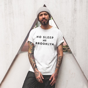 No Sleep till Brooklyn, Beastie Boys Lyrics - Unisex Short Sleeve T-shirt, old school rap, 80s rap