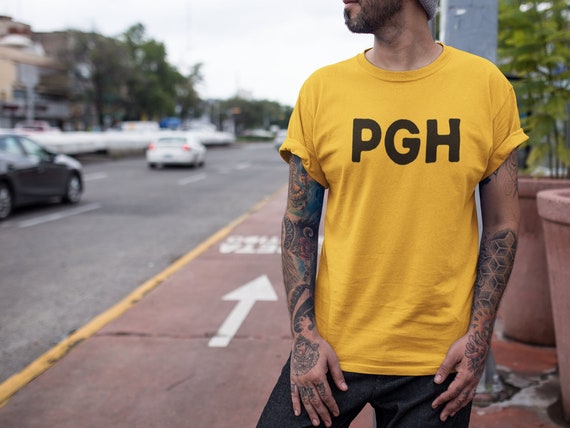 PGH T-shirt, Pittsburgh T-shirt, Steel City, Pittsburgher - Unisex Short Sleeve T-shirt