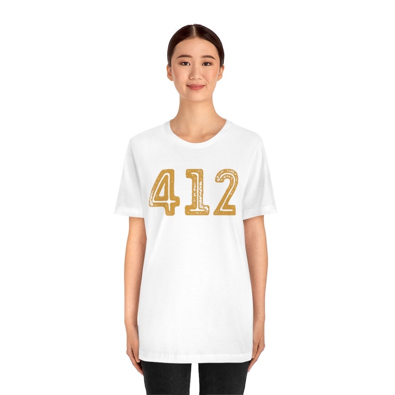 412 T-shirt, Pittsburgh T-shirt, PGH, Steel City, Pittsburgher - Unisex Short Sleeve T-shirt image 5