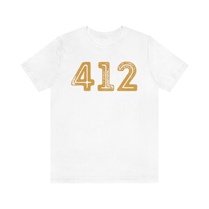 412 T-shirt, Pittsburgh T-shirt, PGH, Steel City, Pittsburgher - Unisex Short Sleeve T-shirt image 6