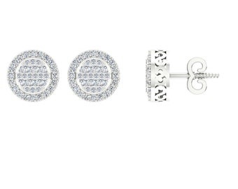 11 MM Ohrring CZ Dimond Ring für Sie 925 Sterling Silber Jahrestag Geschenk für Sie Braut