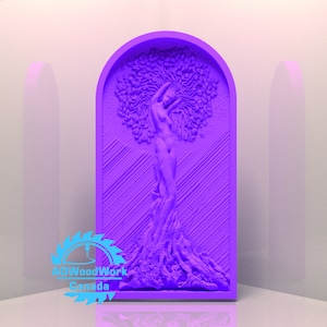 Drzewo życia, prezent dla mamy, spersonalizowane prezenty, model 3D STL, grawerka CNC Router, Artcam, pliki CNC, drewno, dekoracja ścienna, Cut3d