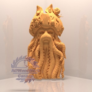 Piraat, Halloween voor cnc, 3D stl-model, CNC-routergraveur, Artcam, Aspire, cnc-bestanden, hout, kunst, wanddecoratie