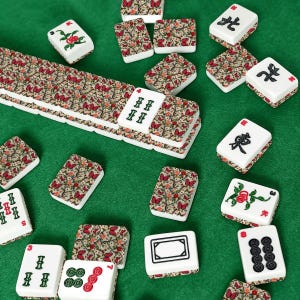 Butterfly Floral American Mahjong Tile Set, Mahjong Tiles with Butterfly Tile Backs, Luxury American Mahjong Game Set, Mahjong Gift image 11