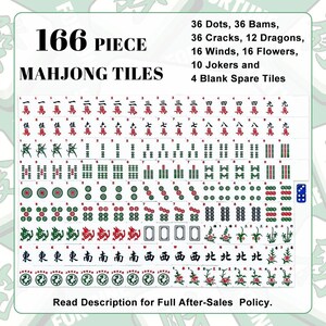 American Mahjong Tile Set with Pastel Watercolor Mosaic Design, Custom Mahjong Tiles, Artistic Mahjong Gift for Women, Unique Mahjong Access image 6