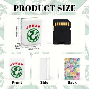 American Mahjong Tile Set with Pastel Watercolor Mosaic Design, Custom Mahjong Tiles, Artistic Mahjong Gift for Women, Unique Mahjong Access image 4