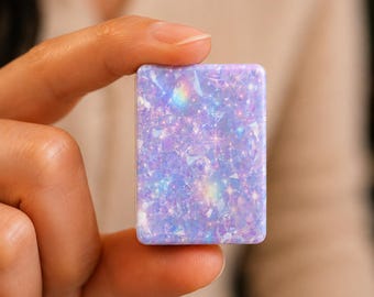 American Mahjong Tile Set, Iridescent Crystal Mahjong Tiles, Sparkle Lavender Mahjong Set, Custom Mahjong Gift, Unique Mahjong Design