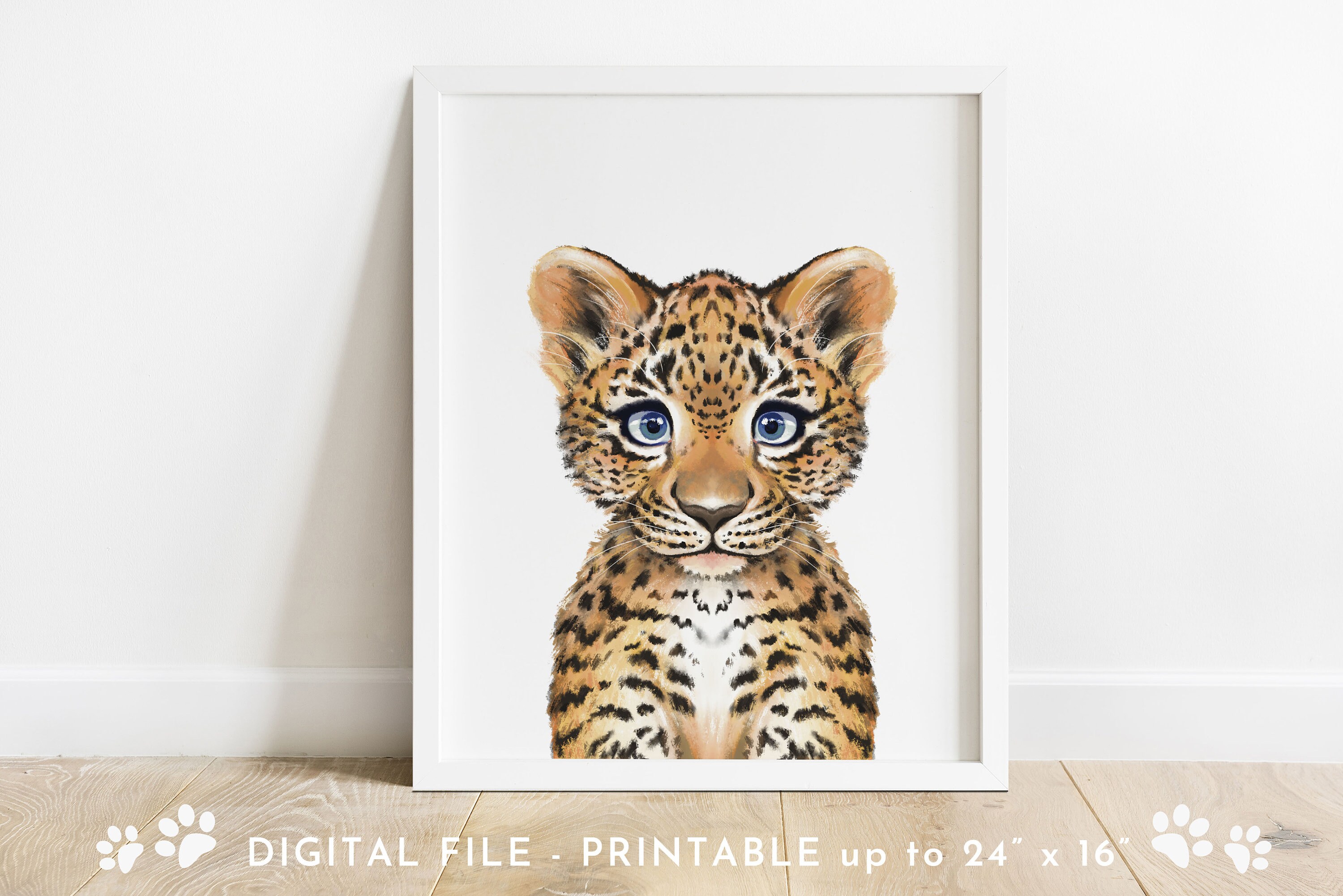 CUSTOM Set of Baby Animal Nursery Prints Etsy