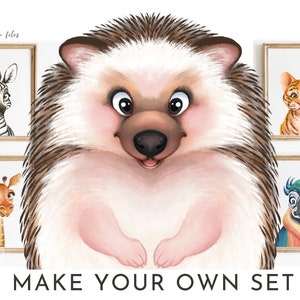 Juego de decoración de guardería PERSONALIZADO - PRINTABLE ART