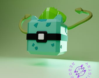 Bulbasaur Pokeball 3D Print