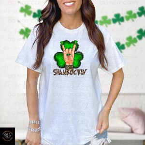 Shamrockin | DTF Transfer | Direct to film transfer | Ready to press | St. Patrick&#39;s Day Transfer