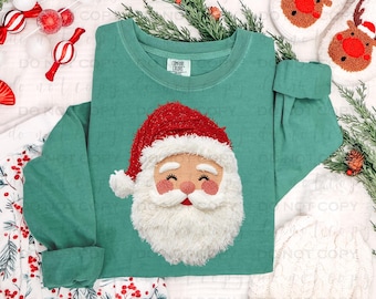 Santa Yarn | DTF Transfer | Direct to film transfer | Ready to press | Christmas Transfer