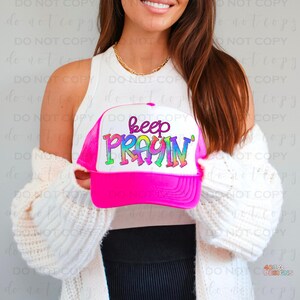 Keep Prayin&#39; | DTF Transfer | Direct to film transfer | Ready to press | Faith Transfer
