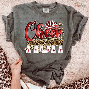 Cheer Mom | DTF Transfer | Direct to film transfer | Ready to press | Sports Transfer