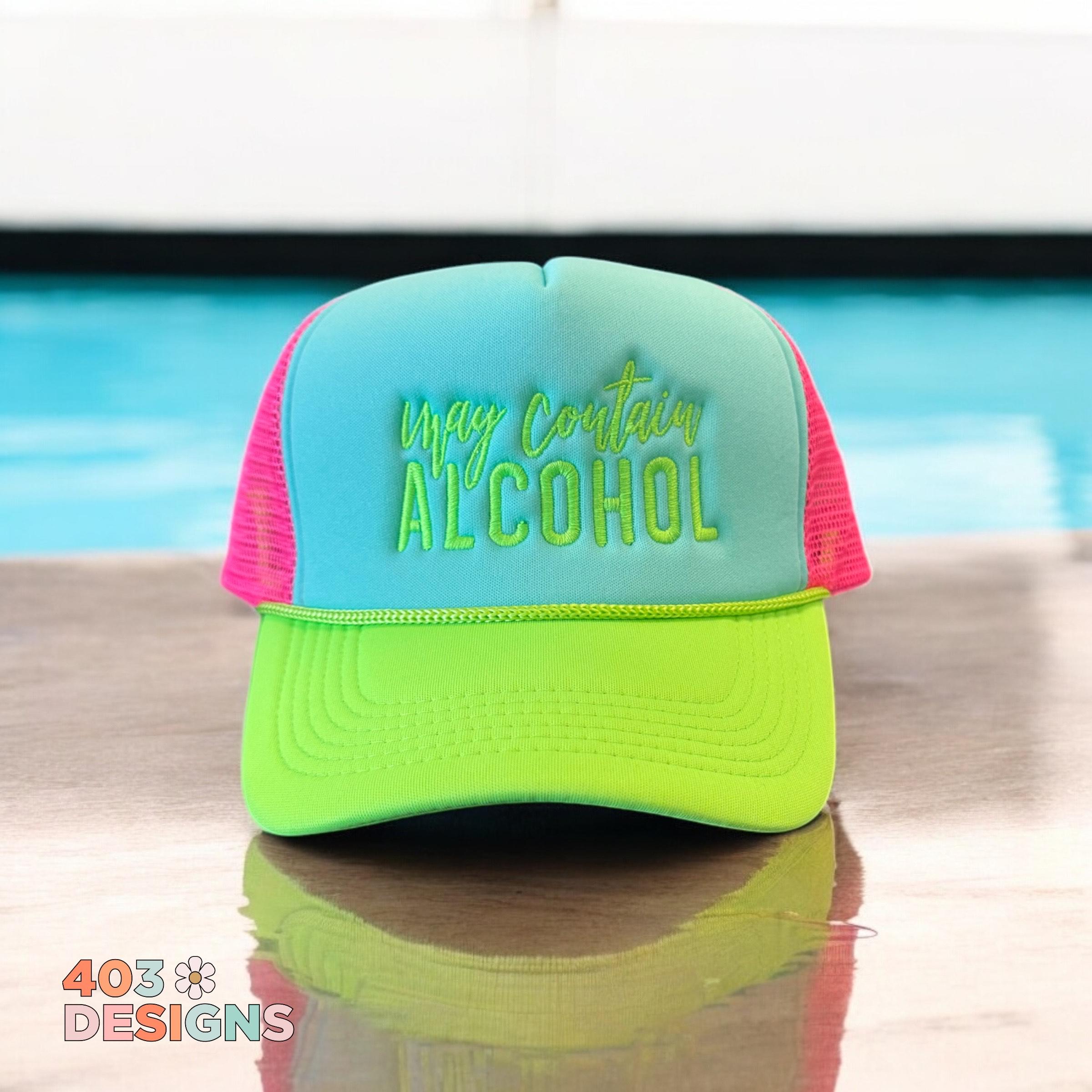 Funny Trucker Hat with Mesh Back Adjustable Sarcastic Pool Joke Cap Unisex I Pee In Pools Funny Party Snapback Mesh Trucker Hat  main image 2