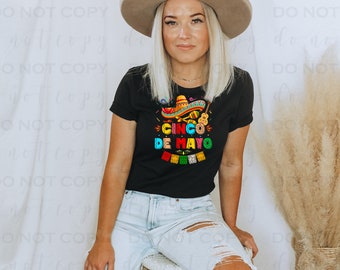 Cinco de Mayo sombrero | DTF Transfer | Direct to film transfer | Ready to press | Cinco De Mayo Transfer