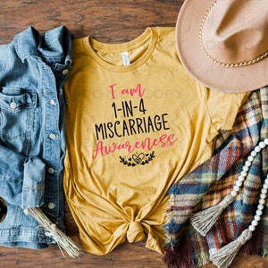 Miscarriage Awareness | DTF Transfer | Direct to film transfer | Ready to press | Awareness Transfer