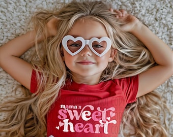 Mama's Sweetheart Pink | DTF Transfer | Direct to film transfer | Ready to press | Valentine's Day Transfer