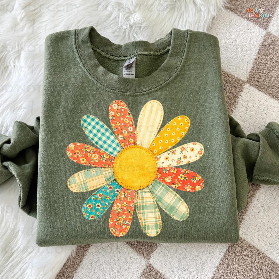 Dtf File Pattern Daisy Patterns | DTF Transfer | Direct to Film Transfer | Ready to ...