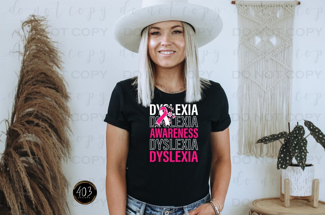 Dyslexia Awareness Ribbon | DTF Transfer | Direct to Film Transfer ...