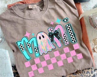 Pastel Ghost Mini | DTF Transfer | Direct to film transfer | Ready to press | Halloween Transfer